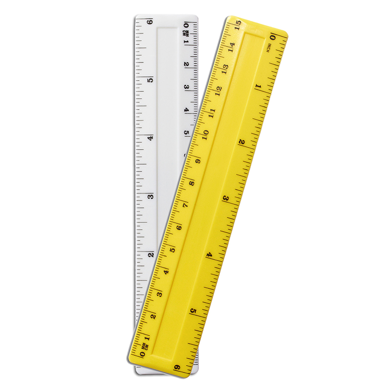 (72 Ea) 6in Plastic Ruler