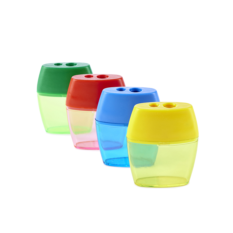 (24 Ea) Pencil Sharpener 2 Hole W/