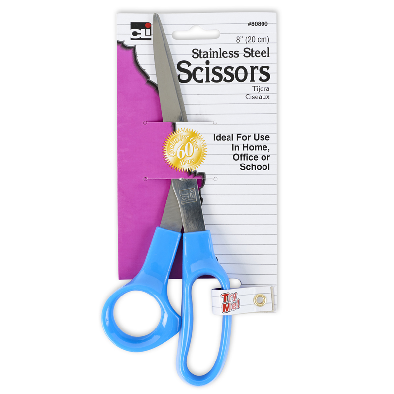 8in Economy Scissors 1/Card