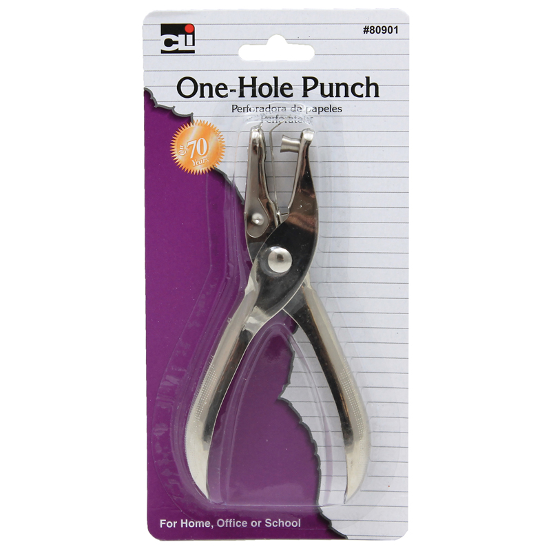 Punch Paper  1 Hole W/Catcher