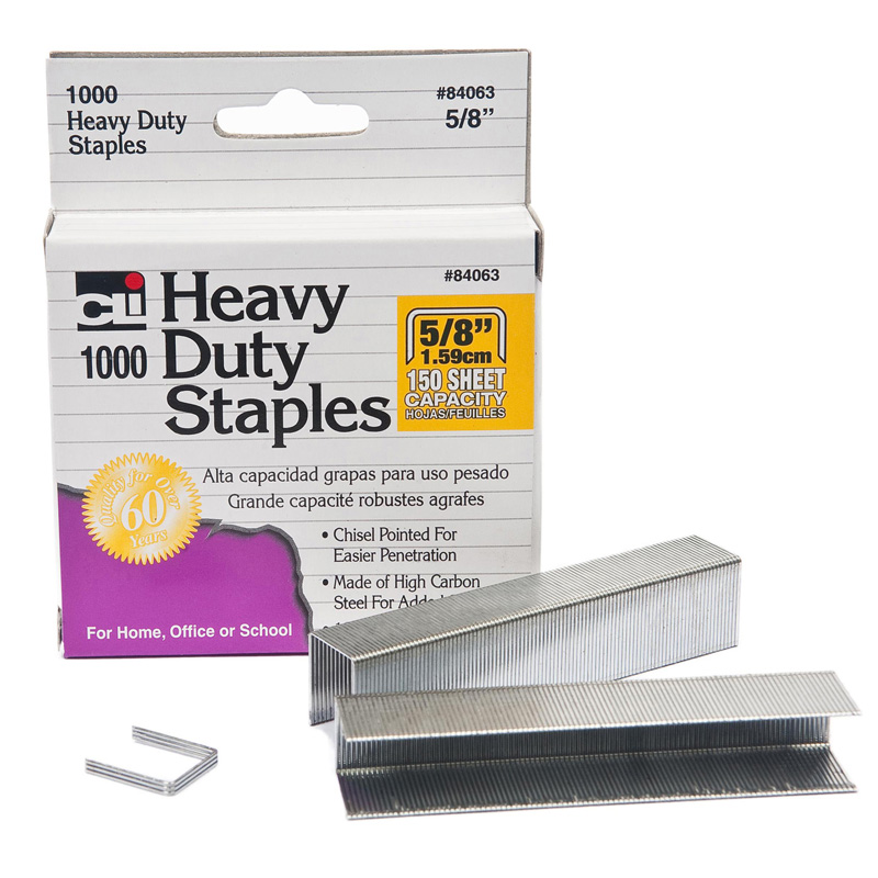 (6 Ea) Extra Hvy Duty Staples 5/8in