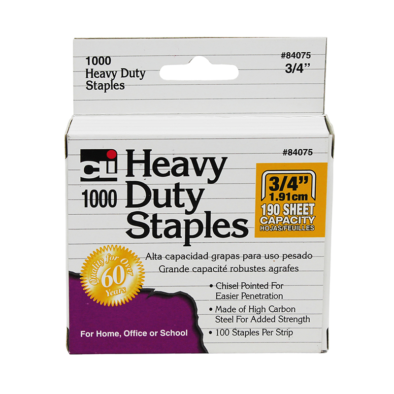 (10 Ea) Extra Hvy Duty Staples 3/4