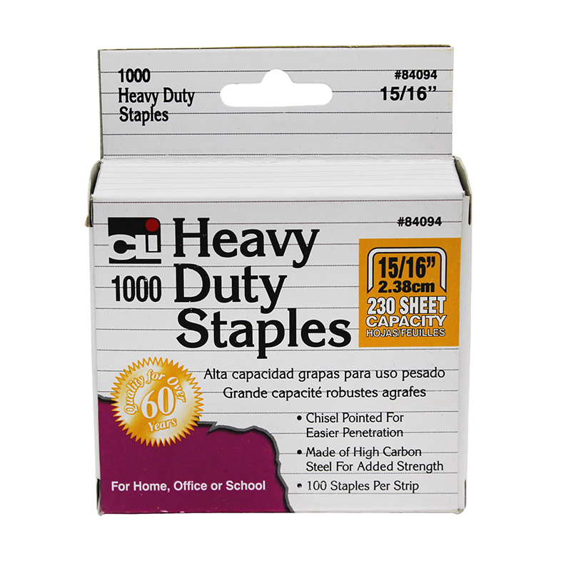 (6 Ea) Extra Heavy Duty Staples
