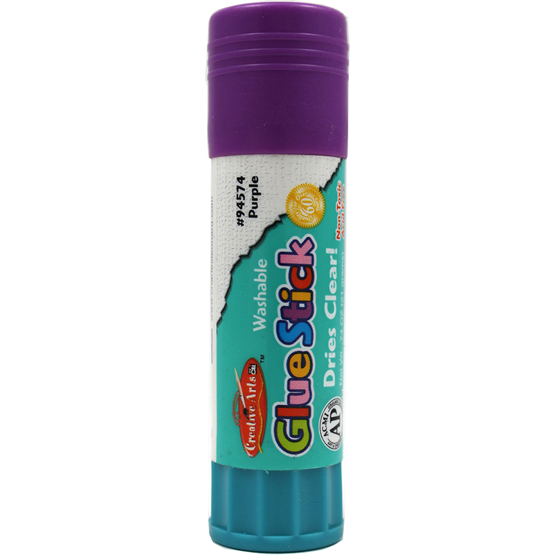 Economy Glue Stick .74oz Purple