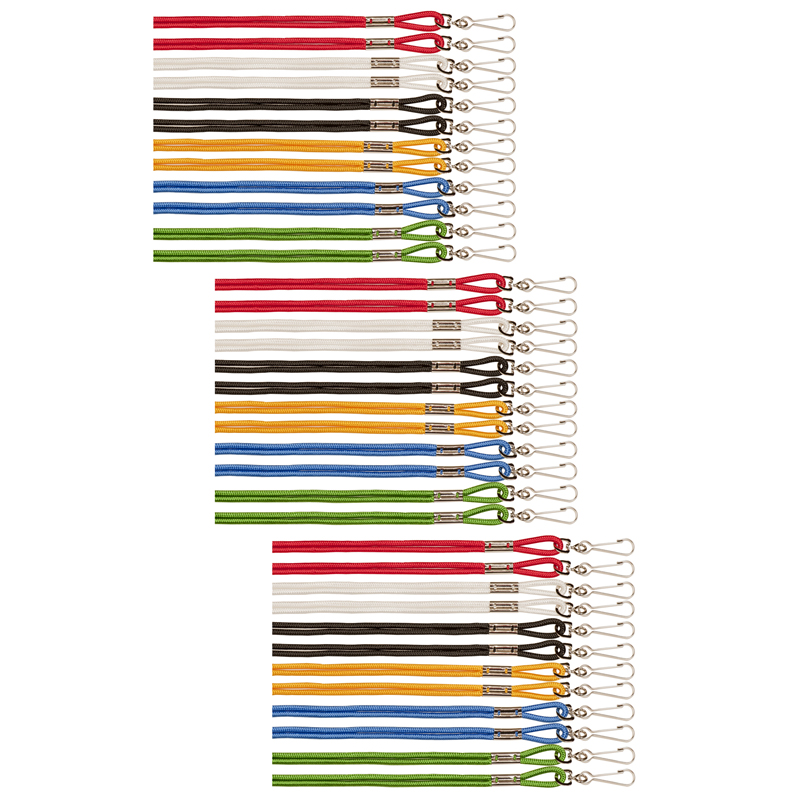 (3 Pk) Lanyards Assorted 12 Per Pk