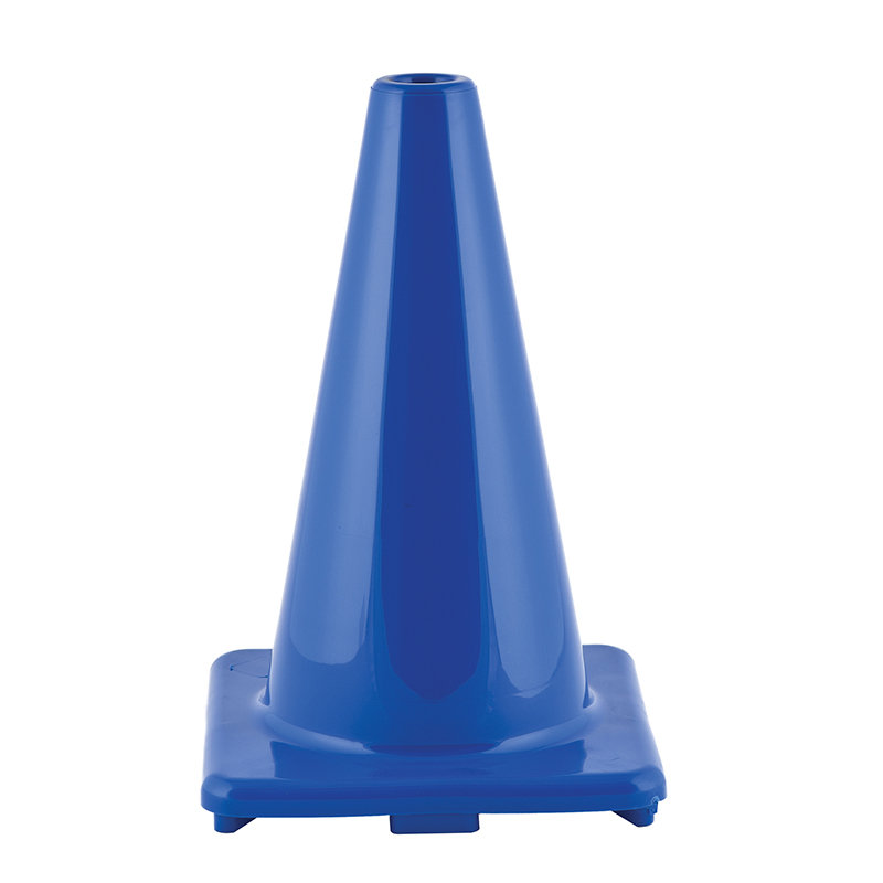 Flexible Vinyl Cone 12in Blue