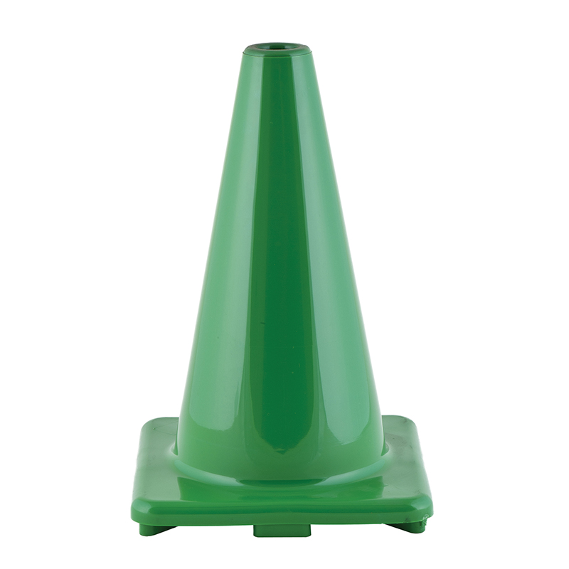 Flexible Vinyl Cone 12in Green