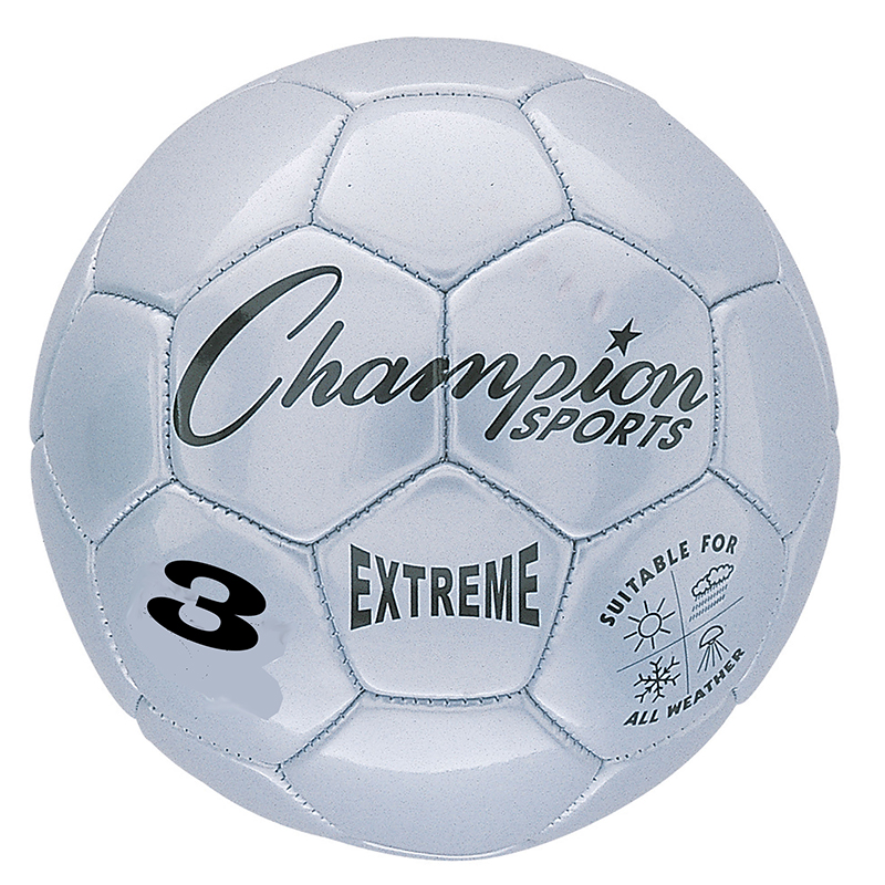 Soccer Ball Size3 Composite Silver