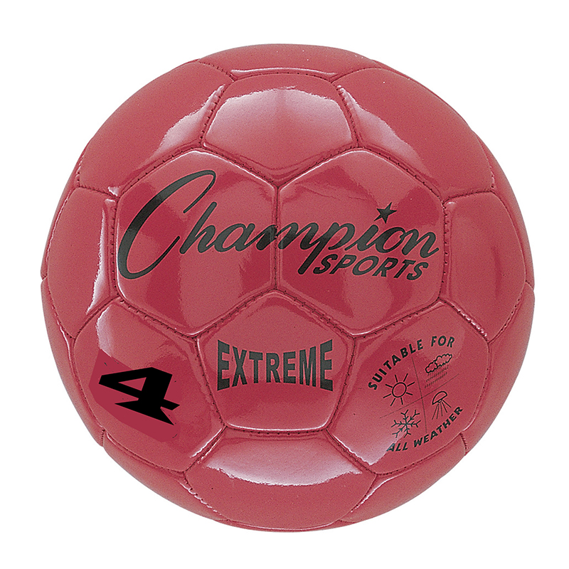 Soccer Ball Size4 Composite Red