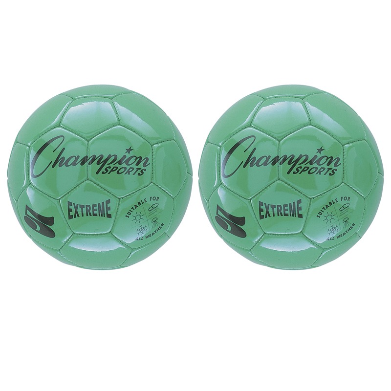 (2 Ea) Soccer Ball Size 5 Composit