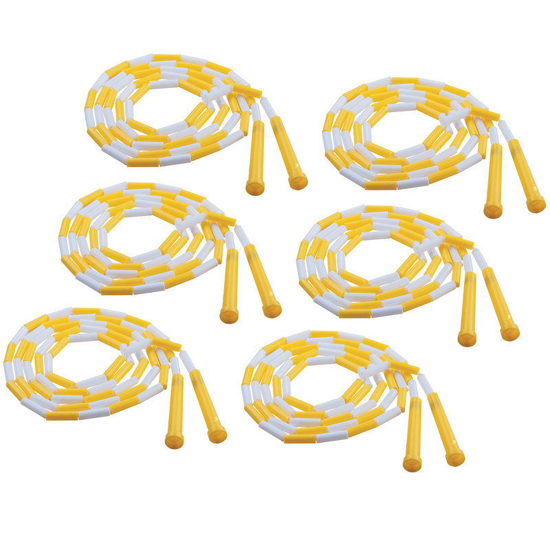 (6 Ea) Plastic Segmented Ropes 8ft