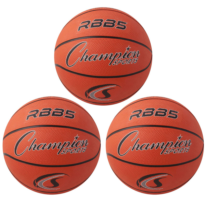 (3 Ea) Mini Basketball 7in Diameter