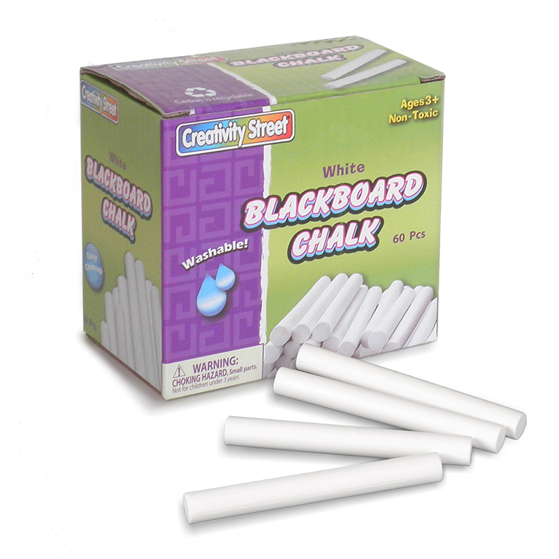 (12 Bx) Blackboard Chalk 60 Per Bx