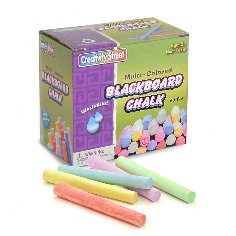 (12 Bx) Blackboard Chalk 60 Per Bx