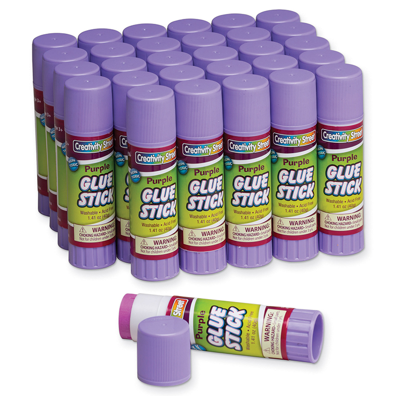 Glue Sticks 30 Purple 1.41 Oz