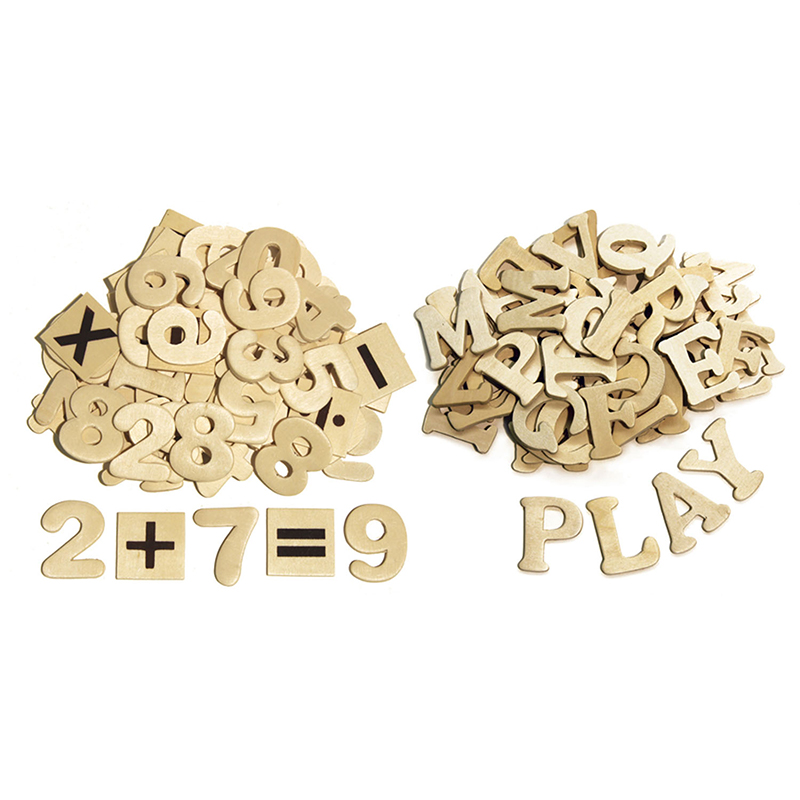 Wood Letters & Numbers