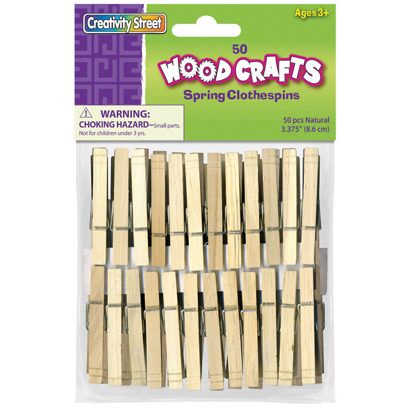 Spring Clothespins 50pk