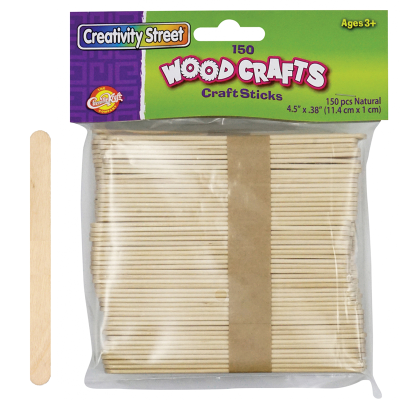 (12 Pk) Craft Sticks Natural Color