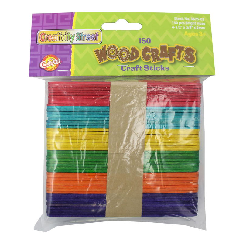 Craft Sticks Assorted Colors