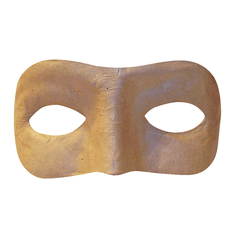 (12 Ea) Paper Mache Mask Half