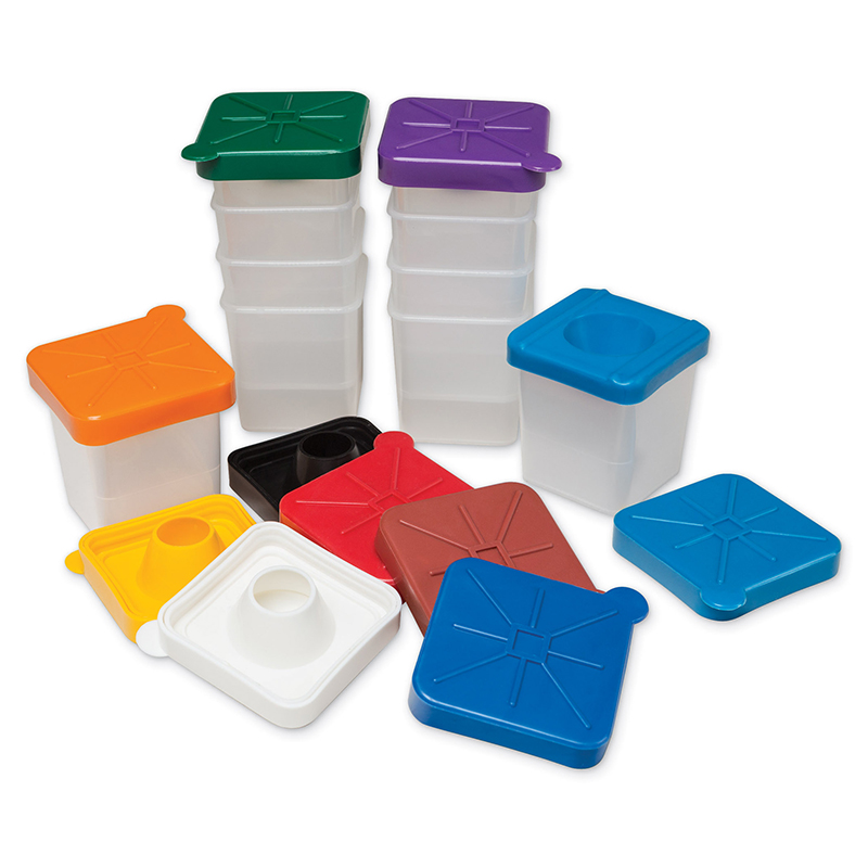 No-Spill Paint Cups Square