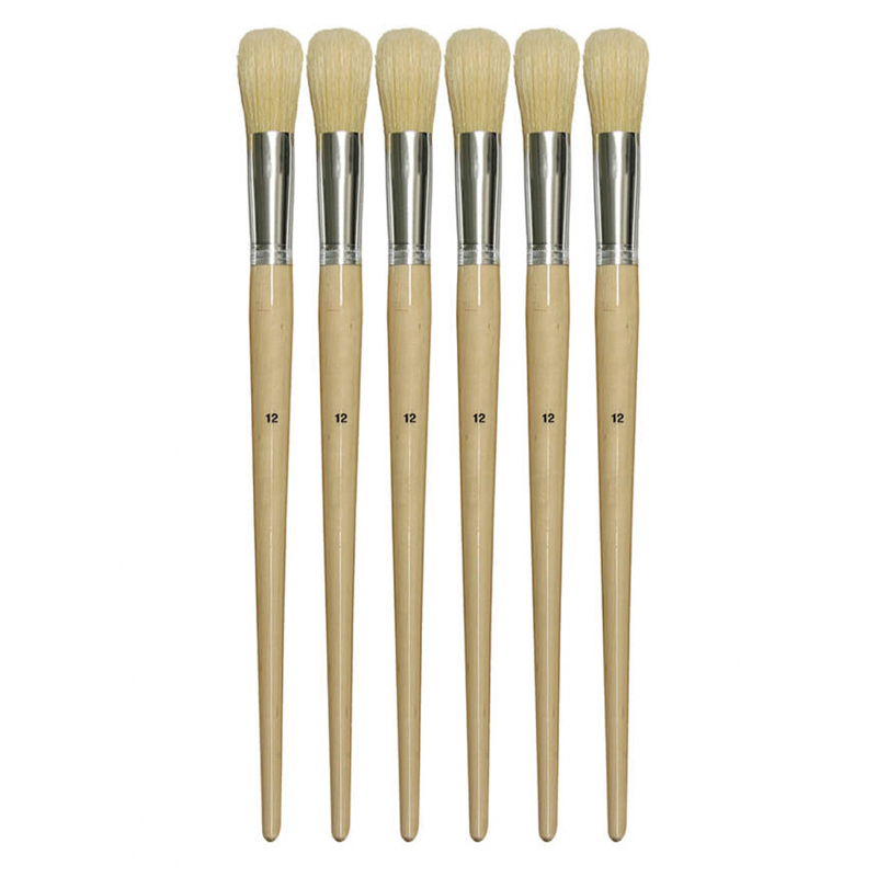 Long Handle Round Brushes Sz12 22mm