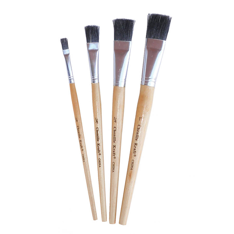 (12 St) Stubby Easel Brush Set