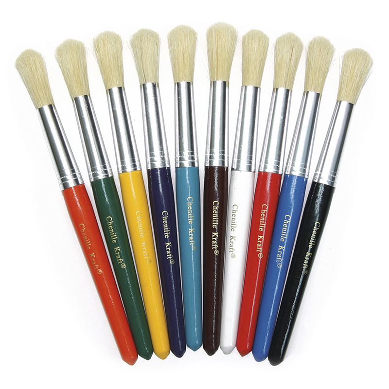 (3 St) Colossal Brushes Asst Clrs