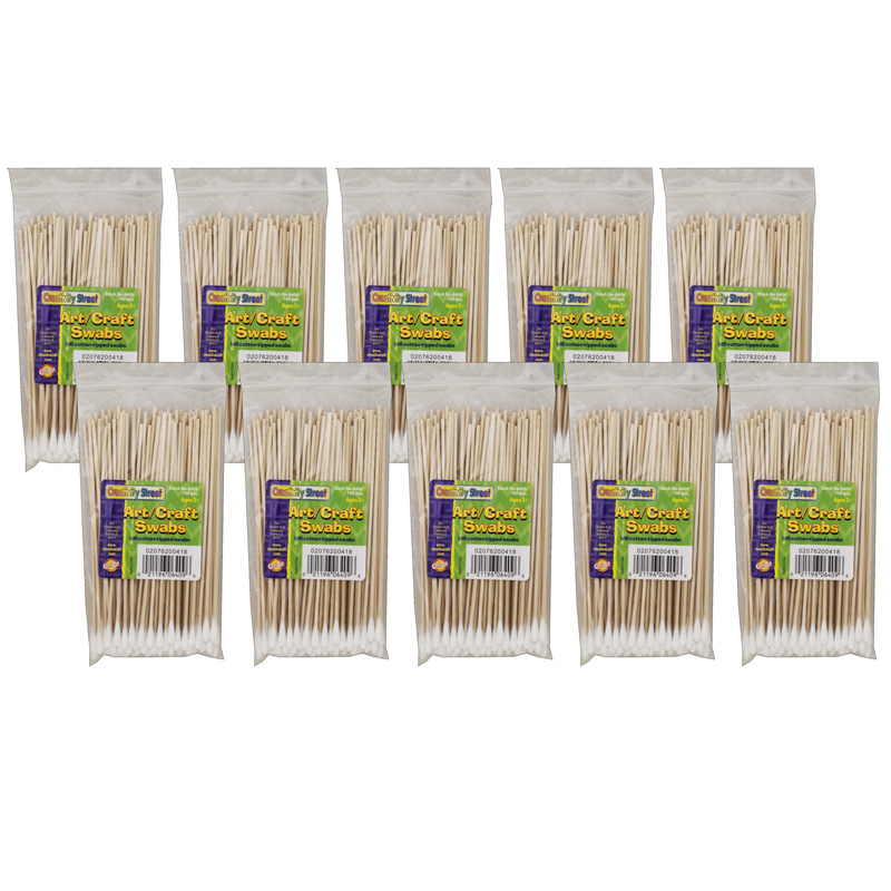 (20 Pk) Art Craft Swabs 100 Per Pk