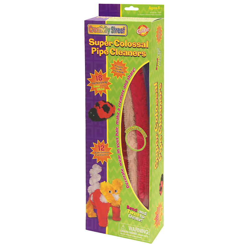 (2 Pk) Super Colossal Pipe Cleaners