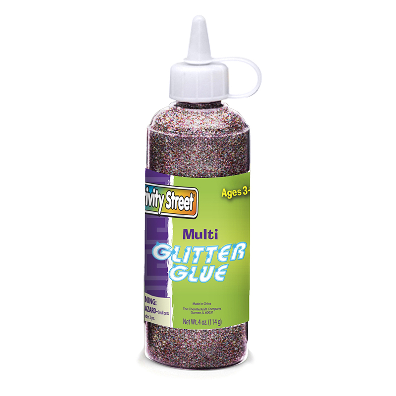 (12 Ea) Glitter Glue Multi Color