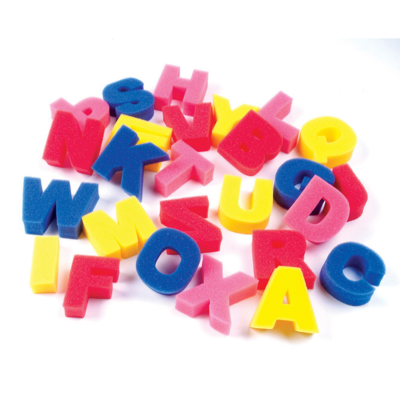 (3 Ea) Sponge Letters 3in 26 Per Pk