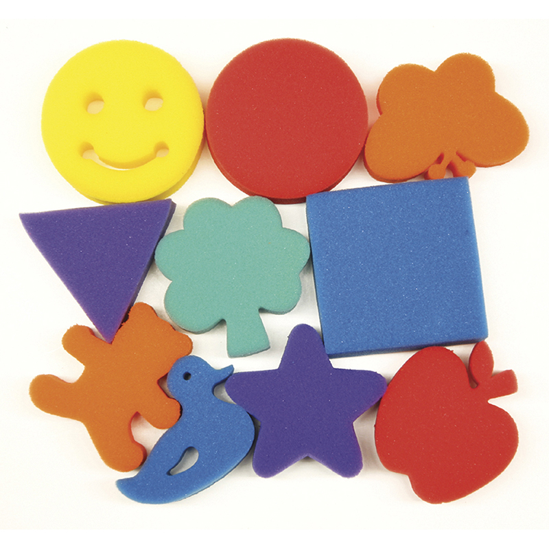 Familiar Shapes Sponge Set 10 Pcs