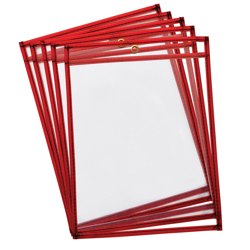 Reusable Dry Erase Pockets 10pk