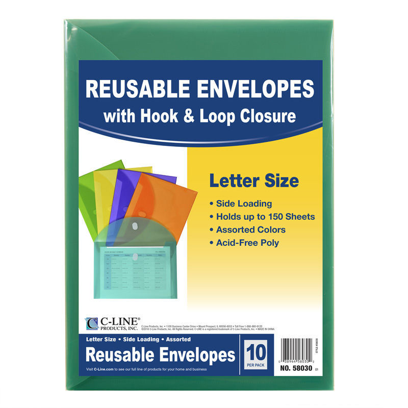 Xl Reusable Envelopes 10 Pk