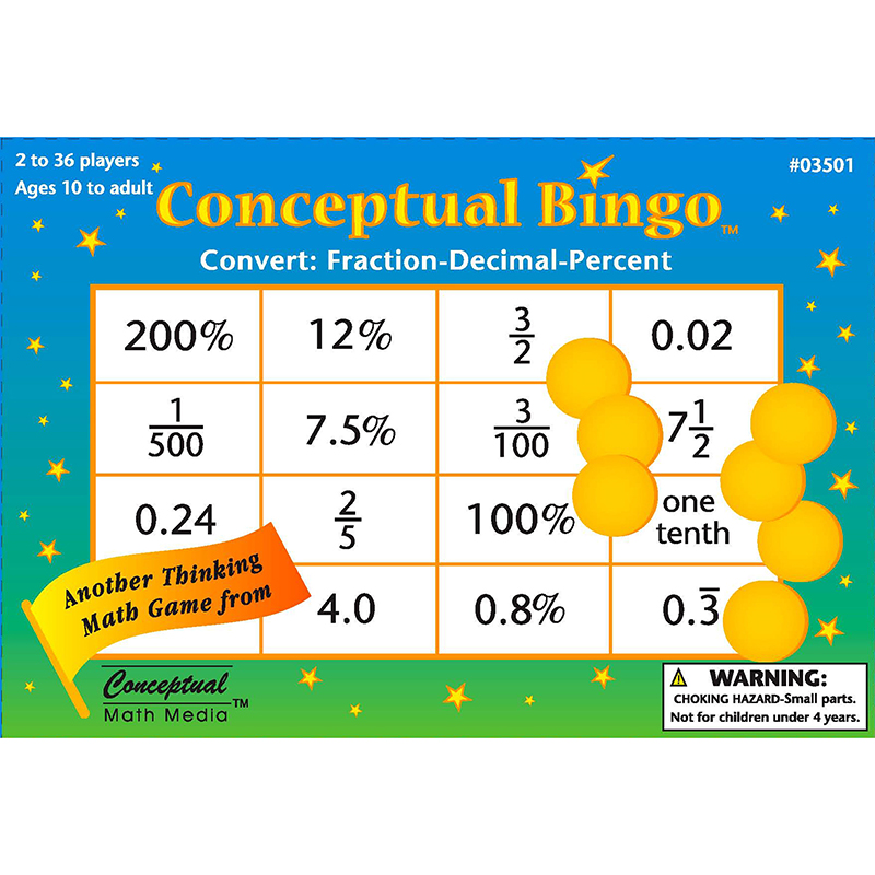 Conceptual Bingo Convert Fraction