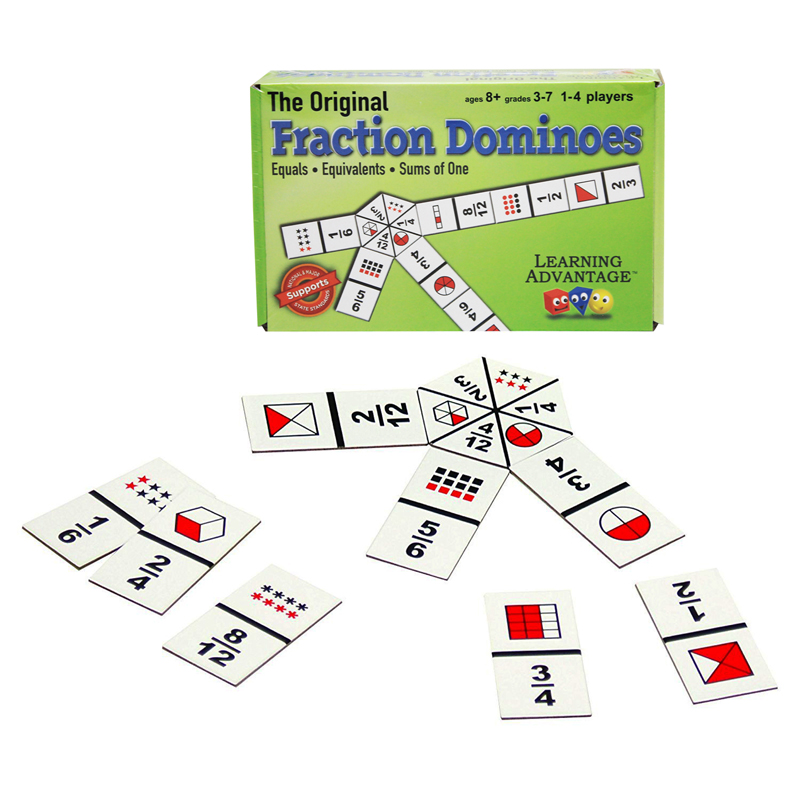 Fraction Dominoes Game