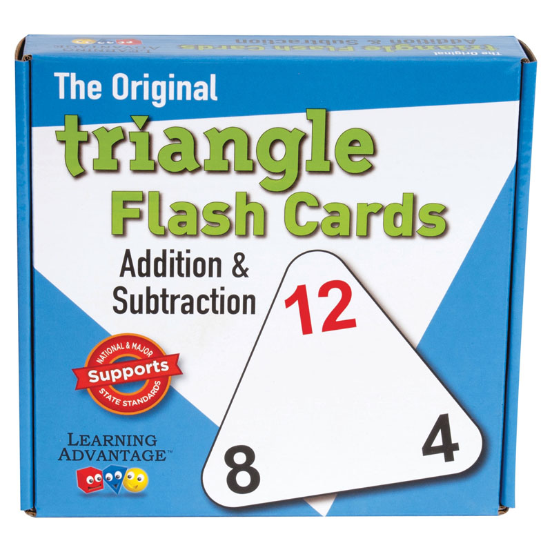 (3 Pk) Triangle Flashcards Add/Sub