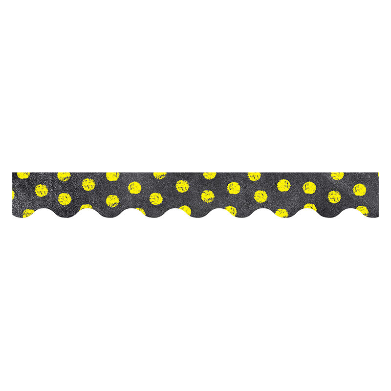 (6 Pk) Dots On Chalkboard Yellow