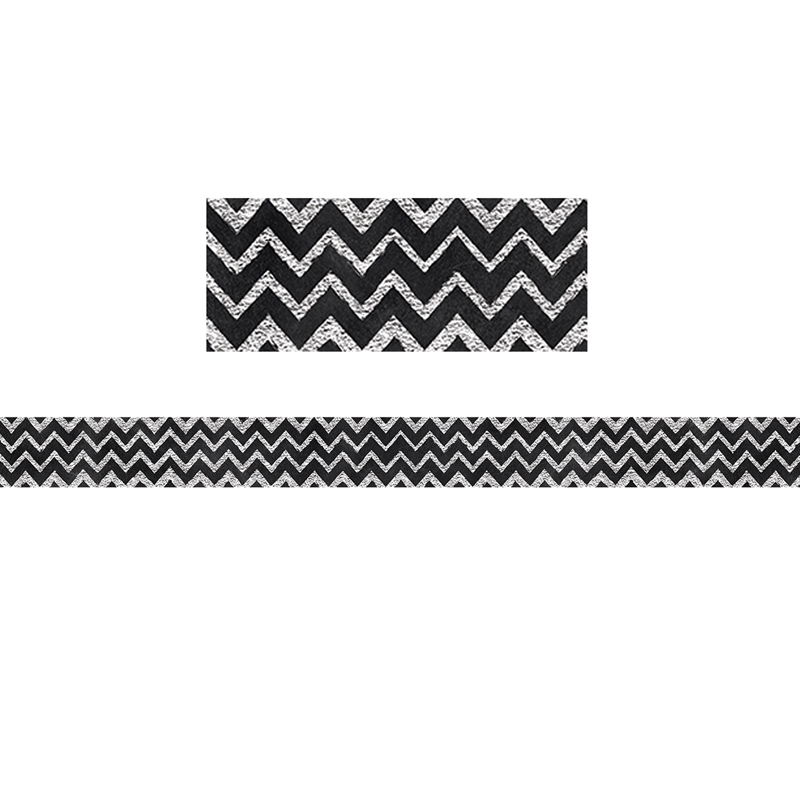 (6 Pk) Chalk It Up Chevron Border