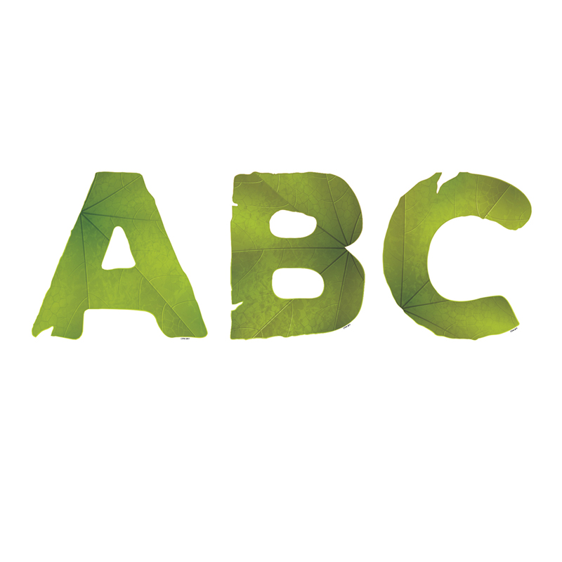 Leaves Punchout Uppercase Letters