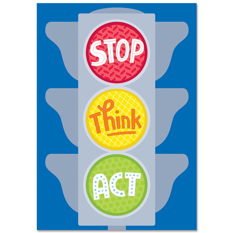 Stop Think Act Inspire U Poster