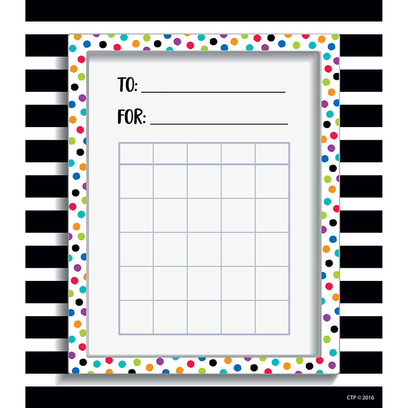 Spot/Stripe Student Incentive Chart