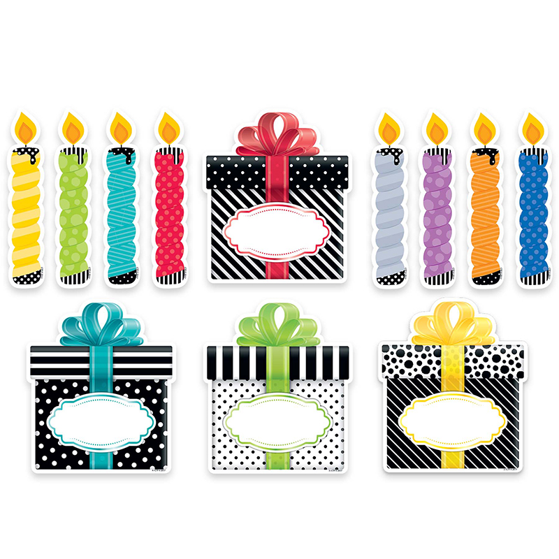 6in Bold Bright Birthday Cut Outs