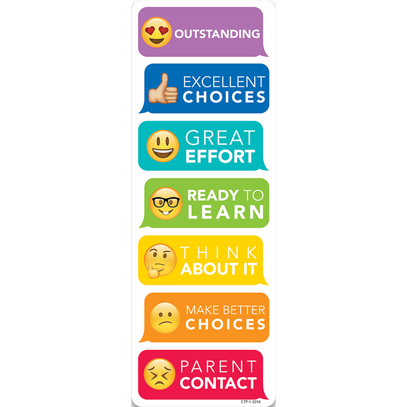 Emoji Fun Desktop Behavior Chart