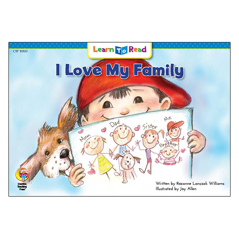 I Love My Family Learn To Read