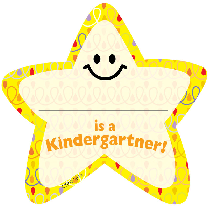 Im A Kindergartener Star Badges