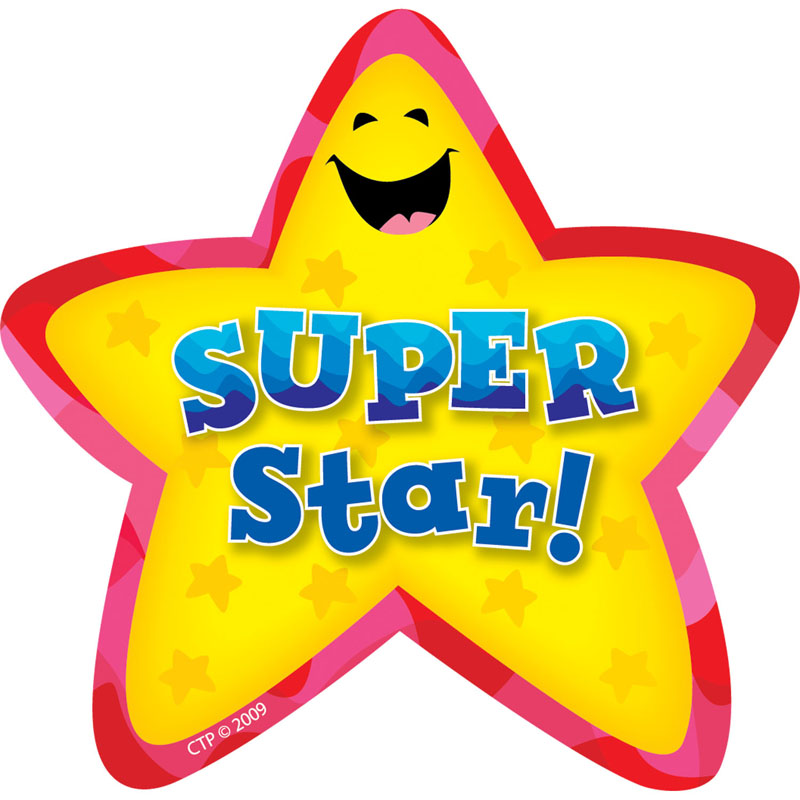 Star Badges Super Star 36/Pk