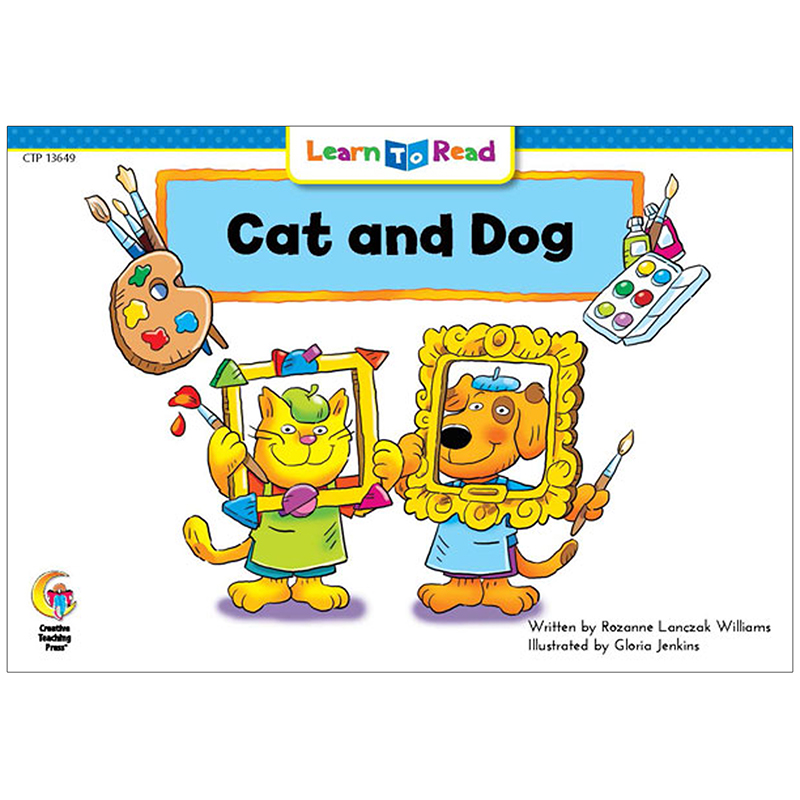 Cat And Dog Learn To Read