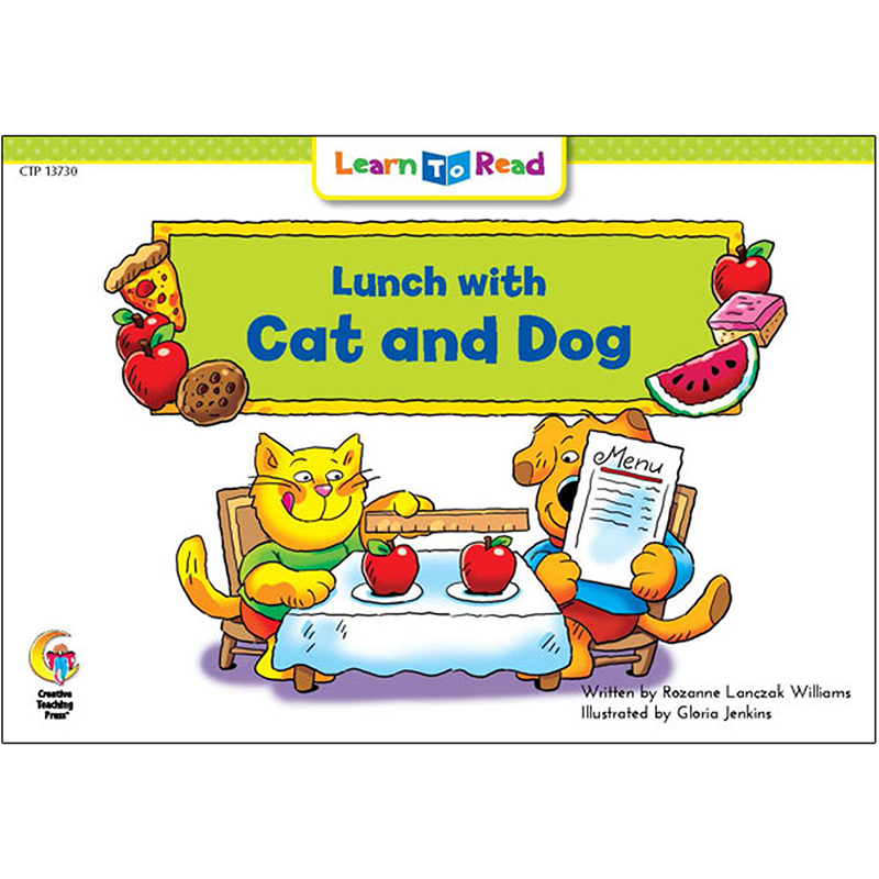 Lunch W Cat And Dog Learn To Read